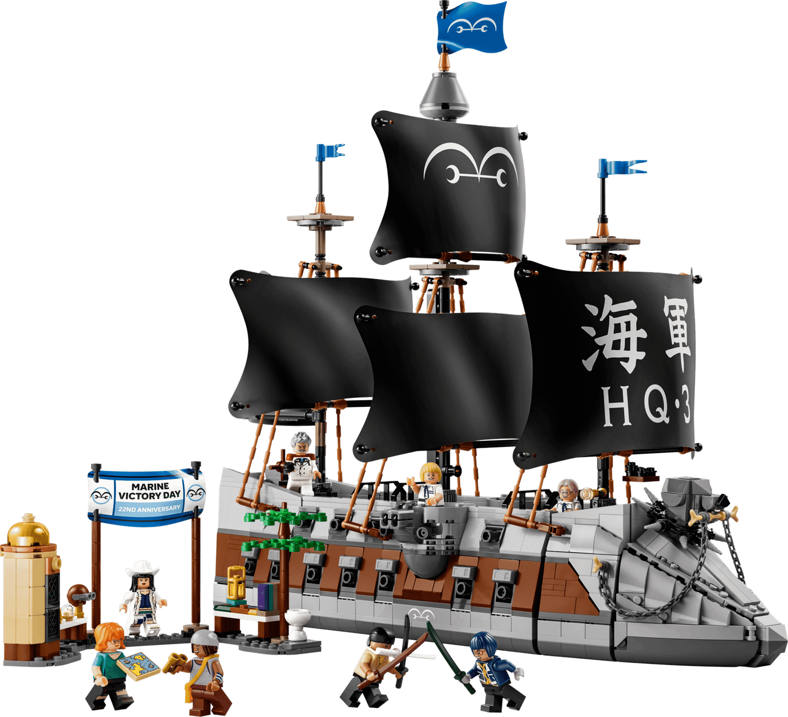 Garp's Marine Battleship